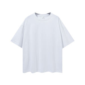 Camiseta Básica Extra Grande Personalizada de Algodón de 180 g/m² para Hombre, Camiseta con Hombros Caídos, Camisetas de Sublimación de Poliéster - Product Image 4