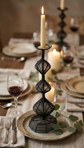 Modern Metal Wall Sconce <b>Candle</b> Holder Decorative <b>Hanging</b> <b>Candle</b> Stand Wall Mounted <b>Candle</b> Holder for Living Room - Product Image 2