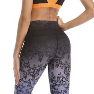 Leggings sportifs durables à absorption rapide avec ceinture extensible, unis, pour femme, taille plus, esthétique et vitalité - Product Image 6