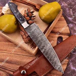 Couteau de chef professionnel en acier Damas forgé à la main, 8 pouces, léger, manche ergonomique fait main, ambidextre - Product Image 3