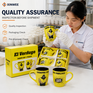 Tazza in Ceramica Personalizzata OEM <span class=keywords><strong>con</strong></span> Personaggi, <span class=keywords><strong>Set</strong></span> di Tazze in Porcellana <span class=keywords><strong>con</strong></span> Design Cartoon IP e Confezione Regalo - Product Image 5