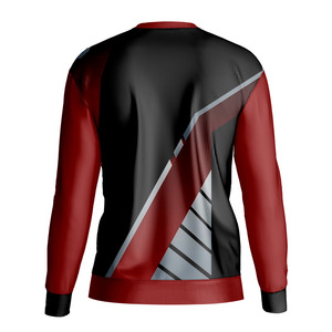 T-shirt Homme Uni Décontracté à Col Rond et Manches Longues, Coupe Ample, Épaules Tombantes, 100% Coton, Personnalisation Complète - Product Image 2