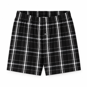 Calzoncillos Boxer a Cuadros para Hombre, 100% Algodón, Transpirables, de Tiro Medio - Product Image 4