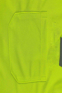 T-shirt de travail haute visibilité à manches courtes, col rond, personnalisé, vente en gros, pour hommes, modèle 2026, sécurité, haute visibilité, polo de travail - Product Image 4