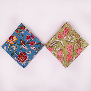 Bandanas en popeline de coton respirante et douce, imprimées de motifs floraux, fabriquées à la main, style bohème, multifonctionnelles, Craftjaipur, écologiques, de luxe - Product Image 3