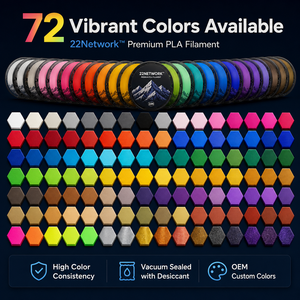 เส้นใยพิมพ์ 3 มิติ สีน้ำตาลเข้ม 22Network ขนาด 1.75 มม. น้ำหนัก 1 กก. สำหรับเครื่องพิมพ์ 3 มิติอุตสาหกรรม ความเร็วสูง 300 มม./วินาที ผลิตโดยโรงงาน OEM ODM โดยตรง - Product Image 5