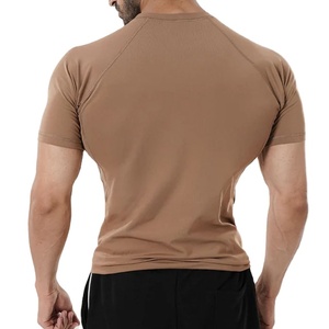 เสื้อยืดออกกำลังกาย OEM ODM ทรงสปอร์ต ผ้าคอตตอน/ใยไผ่ผสมสแปนเด็กซ์/โพลีเอสเตอร์ เป็นมิตรต่อสิ่งแวดล้อม ระบายอากาศได้ดี แห้งเร็ว เหมาะสำหรับวิ่ง น้ำหนัก 180 กรัม - Product Image 4