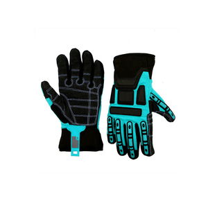 Guantes de Trabajo de Cuero Genuino Personalizados, Guantes de Seguridad para Petróleo y Gas, Guantes Mecánicos Resistentes con Protección TPR, Logotipo Personalizado - Product Image 6