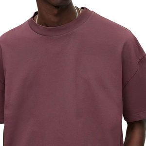 T-shirts pour hommes en coton 100% imprimés avec logo personnalisé, coupe ajustée, grandes tailles, haute qualité, style streetwear, t-shirts oversize vierges - Product Image 3