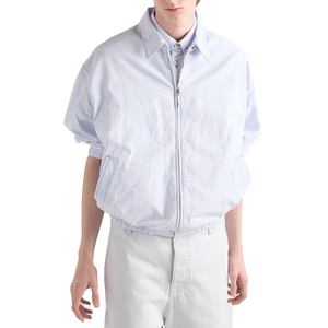 Chaqueta Blusón de Chambray Personalizada para Hombre, Algodón Lavado, con Cierre, Ropa Urbana, Fabricante de Ropa Premium OEM, Marca Privada - Product Image 2