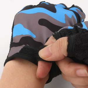 Pro Level Cycling Gloves Silicon Grip Palm Half <b>Finger</b> Mountain <b>Biking</b> Mitts Flexible Fit Road Racing Hand Guards Cycling Gloves - Product Image 3
