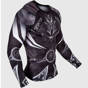 เสื้อรัดกล้ามเนื้อแขนยาวสีดำสำหรับผู้ชาย Venum พิมพ์ลายแบบ Sublimation แห้งเร็ว ผลิตจากโพลีเอสเตอร์ ไซส์ผู้ใหญ่ โลโก้ด้านหน้า - Product Image 2