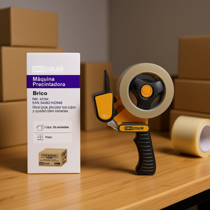 Dispenser di nastro adesivo Criscolor Brico 2 in 1 per sigillatura manuale dei pacchi - Product Image 3