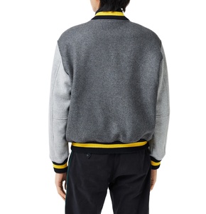 Veste universitaire en laine personnalisée pour homme avec patchs brodés en chenille, veste de baseball OEM, veste d'hiver pour collège - Product Image 2