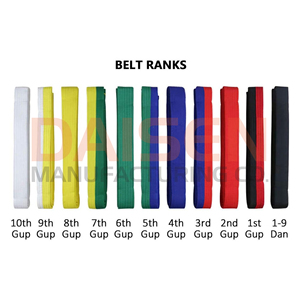 Cinturón de Karate Premium para Hombre y Mujer, Ligero, para Artes Marciales, MMA, BJJ, Entrenamiento, Accesorios Deportivos - Product Image 3