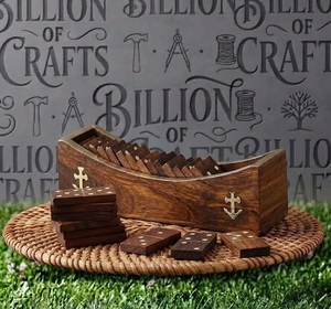 Juego de Dominó de Madera, Juego de Mesa Tradicional, Regalo Artesanal - Product Image 3