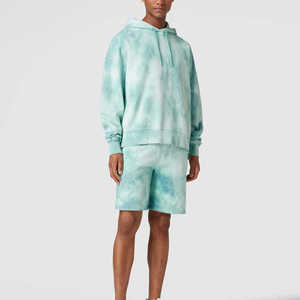 Conjunto de Sudadera con Capucha y Pantalones Cortos Casuales Personalizados al por Mayor, Unisex, de Alta Calidad, 100% Algodón, de Secado Rápido, para Hombre - Product Image 2