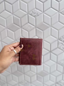 New Genuine Leather Premium <b>RFID</b> <b>Blocking</b> Large Capacity Full Grain Slim Purse Card <b>Wallet</b> Short <b>Wallet</b> Handmade Brown Daily Use - Product Image 5