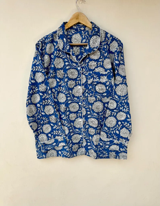 ชุดนอนผู้หญิงลายสัตว์ Naaz Textile ชุดนอนลำลองสำหรับฤดูร้อน ชุดนอนผ้าฝ้ายนุ่ม ระบายอากาศได้ดี - Product Image 2