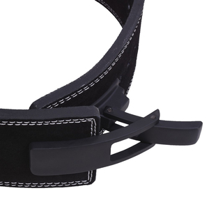 Ceintures de musculation en cuir laminé à double boucle de 5 mm, très vendues, pour la musculation, ceintures de sécurité fitness monocouche - Product Image 3