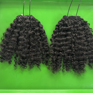 Precio al por mayor paquetes de cabello rizado birmano 100% extensiones de cabello humano Remy virgen de Vietnam - Product Image 4