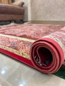 Tapis de luxe en soie pure, motif moderne personnalisé, noué à la main par un artisan qualifié, antidérapant, lavable, pour salon et chambre à coucher - Product Image 2