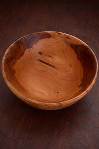 Polished wooden bowls luxury design kitchen ware dish washer safe cooking bowls - Product Image 6
