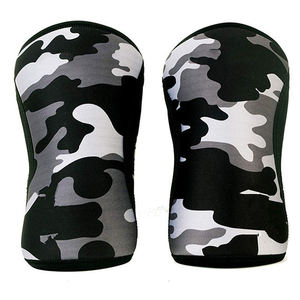 Custom Sports Knee Wraps Weight Lifting Straps Guard Pads Sleeves Power Breathable Gym Bandage Knee <b>Brace</b> Customize logo - Product Image 3