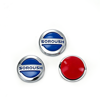 Emblème de voiture en plastique ABS chromé, badge de voiture personnalisé, emblème automobile moulé sous pression, surface lisse résistante à l'eau pour plaque signalétique d'appareil