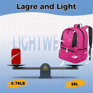 Lightweight Basketball Sports Backpack with Ball <b>Holder</b> Separate <b>Shoes</b> Compartment Large Capacity Training Equipment Storage - Product Image 5