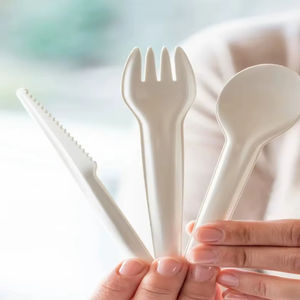 Couteau à pizza jetable 100 % biodégradable et compostable, sans plastique, 155 mm, écologique, pour snacks et aliments santé - Product Image 1