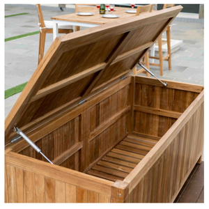 Hot-selling High Quality Pavilion Teakwood <b>Outdoor</b> <b>Storage</b> <b>Bench</b> Weather-Resistant & Durable Modern Design Solid Wood - Product Image 1