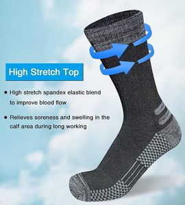 Casual Knitted <b>breathable</b> Men's Striped Customized Bottom Logo Cuff Body Eco-Friendly <b>Socks</b> - Product Image 6
