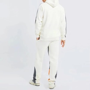 Ensemble sweat à capuche et pantalon de jogging pour homme, color block, décontracté, en molleton tricoté 100% coton, écologique, 300g, vêtements d'hiver - Product Image 5