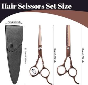 6.5 Inch Professional Hair Cutting <b>Shears</b> Barber Salon Scissors Sharp Stainless Steel Hairdresser <b>Tool</b> Durable Design - Product Image 3