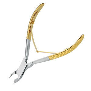 ที่ตัดหนังกำพร้าคุณภาพสูง ชุบทองบางส่วน ใบมีดคมกริบ แบบกล่อง ที่ตัดเล็บความงามพร้อมสปริงคู่ - Product Image 6