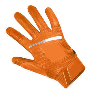 Guantes de Bateo de Cuero Naranja KATBROS INDUSTRIES con Cierre de Gancho y Bucle, Ambidiestros, Duraderos, para Entrenamiento de Bateo de Béisbol para Adultos - Product Image 4