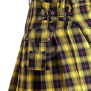 Jupes Kilt Traditionnelles Solides de Qualité Supérieure, Élégantes, Respirantes, Décontractées, Longueur Genou, Mode Féminine - Product Image 3