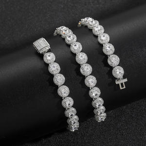 สร้อยคอฮิปฮอปแบบ Iced Out Diamond จากโรงงานโดยตรง พร้อมบริการ OEM ODM สำหรับผู้ค้าส่ง ผู้ค้าปลีก และผู้ขายบนแพลตฟอร์มอีคอมเมิร์ซ - Product Image 4