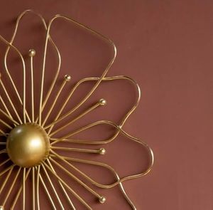 Modern Metal Floral Wall <b>Art</b> Set Hanging Decorative Accents for Home Interior Design - Product Image 5