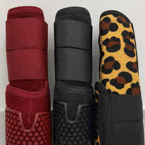 Bottes de protection pour chevaux 2026 – Soutien et protection des jambes avec coussinets anti-choc – Bottes en néoprène personnalisables avec logo - Product Image 4