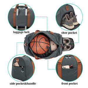 Sac de sport de voyage fabriqué au Pakistan, matériaux de haute qualité, vente directe d'usine, service OEM, prix raisonnable - Product Image 3