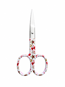 Tijeras de Bordado Multifuncionales Profesionales para Manualidades, 3.5 Pulgadas, Lisas, OEM, con Estampado Floral Navideño, de Acero Inoxidable Afilado - Product Image 2