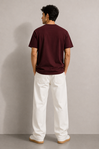 Camiseta Extra Grande de Primera Calidad, 290 GSM, Tejido de Algodón, Impresión Personalizada, Estilo Urbano, Unisex, Fabricante OEM ODM, RTS - Product Image 4