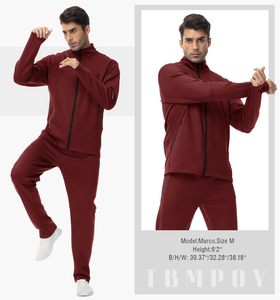 Conjunto Deportivo de 2 Piezas para Hombre, Sudadera con Cierre Completo, Conjunto para Correr, Venta al Por Mayor OEM - Product Image 5