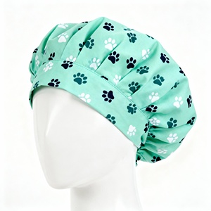 Gorros Quirúrgicos con Estampado Completo para Mujeres y Hombres, para Trabajo en Agencias de Peluquería Canina, Gorros de Trabajo de Belleza, Accesorios para Enfermería de Laboratorio, para Médicos - Product Image 2