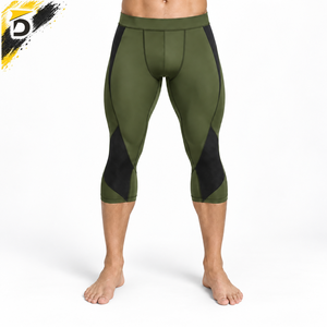 Legging Capri pour homme : construction légère, flexibilité fiable et soutien confortable pour la course et les séances de fitness - Product Image 1
