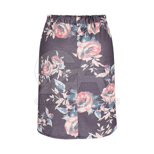 Falda Larga Recta para Mujer Talla Grande, Tela Suave, Uso Diario Informal, Falda Elegante de Corte Recto para Mujer Talla Grande - Product Image 4