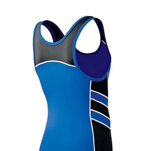 Men's Wrestling Singlet Deep V Neck X-Strap Regular Customized Team Name 140g Fabric All Seasons Moisture Wicking Adult Size - Product Image 6