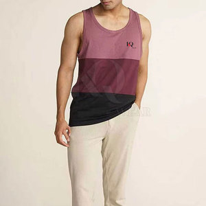 เสื้อกล้ามผู้ชายน้ำหนักเบา แห้งเร็ว เป็นมิตรกับสิ่งแวดล้อม ดีไซน์ปรับแต่งได้ ผ้าโพลีเอสเตอร์/คอตตอนเนื้อนุ่ม สวมใส่สบาย เหมาะสำหรับใส่ลำลอง - Product Image 5